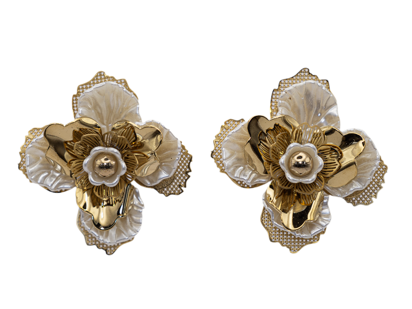 Flower oorbellen