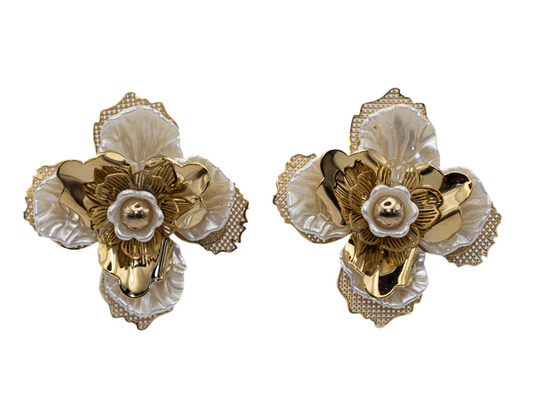 Flower oorbellen